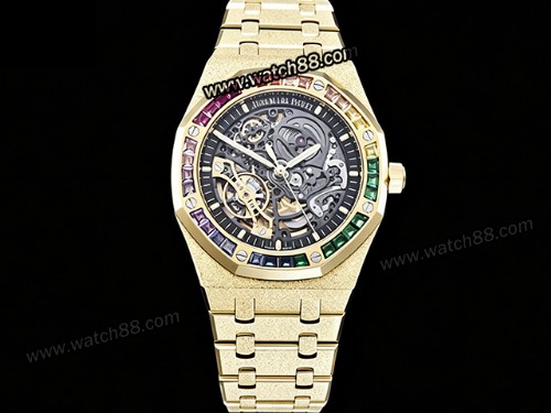 Audemars Piguet Royal Oak Double Balance Wheel Openworked 15412BA Automatic Man Watch,AP-02344