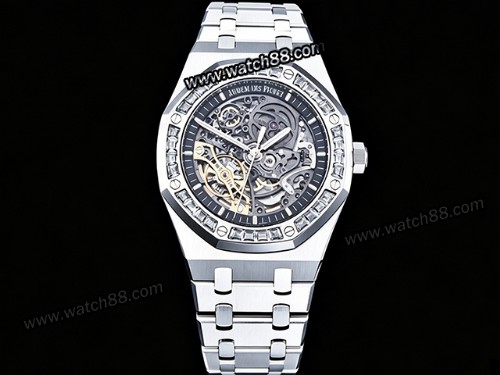 Audemars Piguet Royal Oak Double Balance Wheel Openworked 15412BC Automatic Man Watch,AP-02346