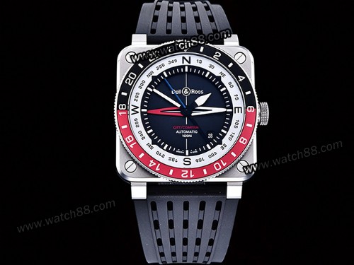 Bell Ross BR03-93 GMT Compass Edition Automatic Mens Watch,BR-06043