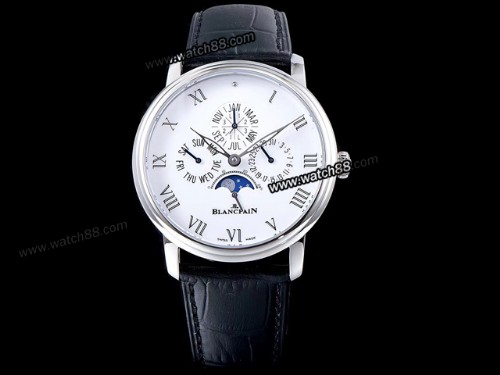 Blancpain Villeret Perpetual Calendar 6057-1542-55B Mens Watch,BP-03005