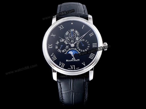 Blancpain Villeret Perpetual Calendar 6057-1542-55B Mens Watch,BP-03007