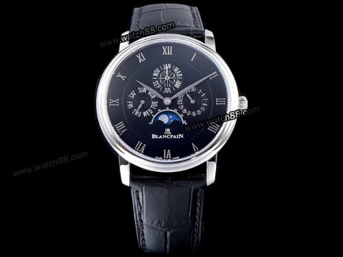 Blancpain Villeret Perpetual Calendar 6057-1542-55B Mens Watch,BP-03008