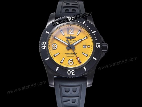 Breitling Superocean 46 DLC M17368 Automatic Mens Watch,BRE-01602