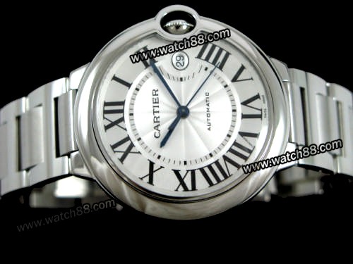 CARTIER BALLON BLEU MENS STEEL AUTOMATIC WATCHES-W69012Z4,CAR-06001