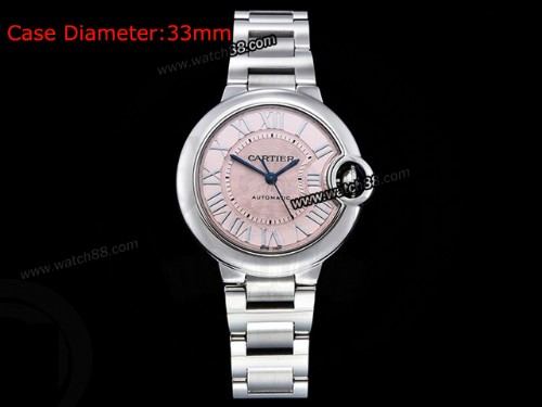 Cartier Balon Bleu de Cartier 33mm Automatic Ladies Watch,CAR-06041