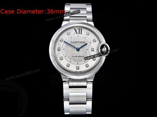 Cartier Balon Bleu de Cartier 36mm Automatic Mens Watch,CAR-06048