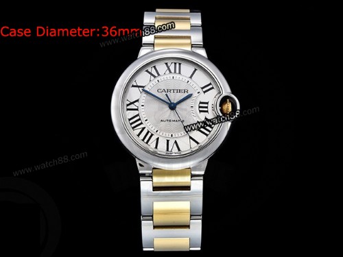 Cartier Balon Bleu de Cartier 36mm Automatic Mens Watch,CAR-06053