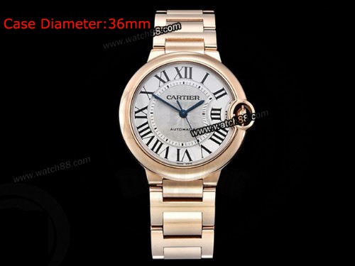 Cartier Balon Bleu de Cartier 36mm Automatic Mens Watch,CAR-06055