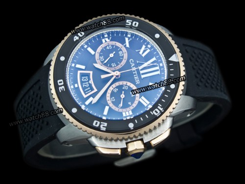 Cartier Calibre de Diver Quartz Chronograph Men Watch,CAR-269A