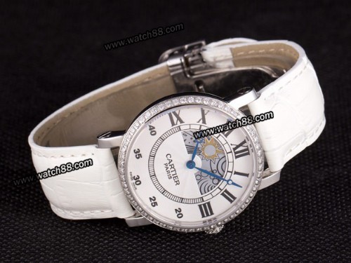 Cartier Rotonde Day/Night Collection Privee Cartier Paris Ladies Watch,CAR-176C