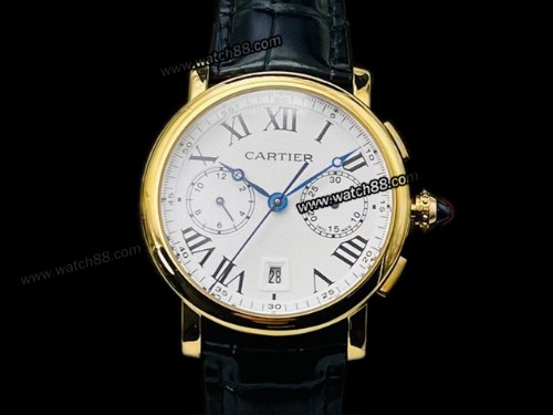 Cartier Rotonde de Cartier 7750 Automatic Chronograph WSRO0002 Man Watch,CAR-09056