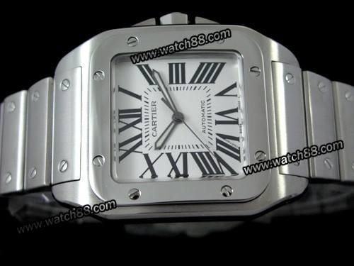 CARTIER SANTOS 100 XL MENS STEEL WATCH-W200737G,CAR-02011