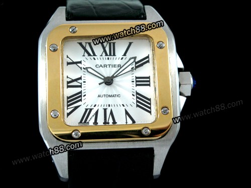 CARTIER SANTOS 100 XL MENS WATCH-W20072X7 ,CAR-212