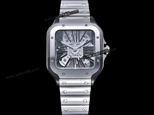 Cartier Santos De Cartier Skeleton Mens Watch,CAR-02068