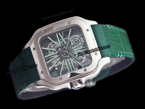 Cartier Santos De Cartier Skeleton WHSA0028 Mens Watch,CAR-309A
