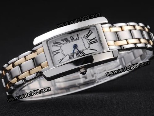 CARTIER TANK AMERICAINE LADIES  WATCH,CAR-136