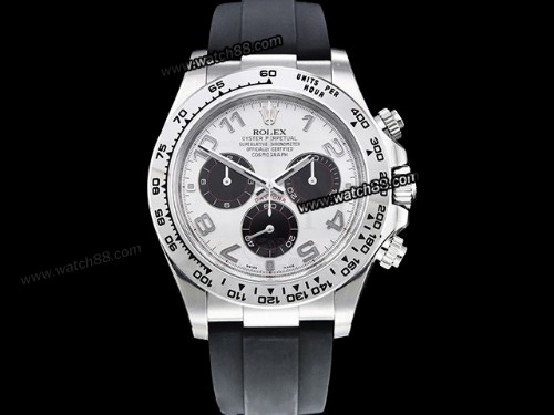 Clean Factory Rolex Daytona 116520 Swiss 4130 Automatic Chronograph Mens Watch,RL-06193