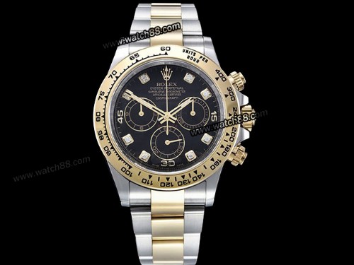 Clean Factory Rolex Daytona 116523 4130 Automatic Chronograph 904L Mens Watch,RL-06213