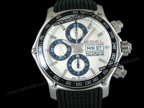 EBEL 1911 Discovery Chrono SS/SS Black ,EB-01003
