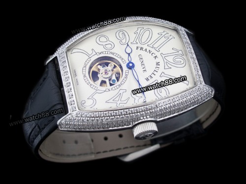 Franck Muller Casablanca Full Diamond Tourbillon Mens Watches ,FRA-0186