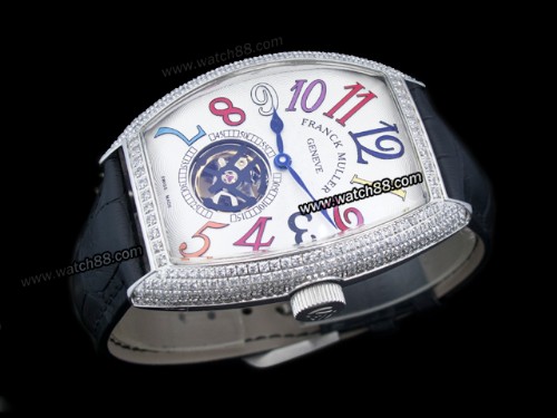 Franck Muller Casablanca Full Diamond Tourbillon Mens Watches ,FRA-0188