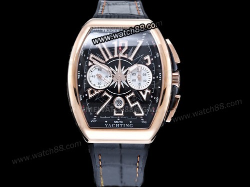 Franck Muller Vanguard Chronograph 44mm Automatic Mens Watch,FRA-06061