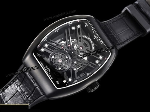 Franck Muller Vanguard Tourbillon Skeleton Automatic Mens Watch ,FRA-0225