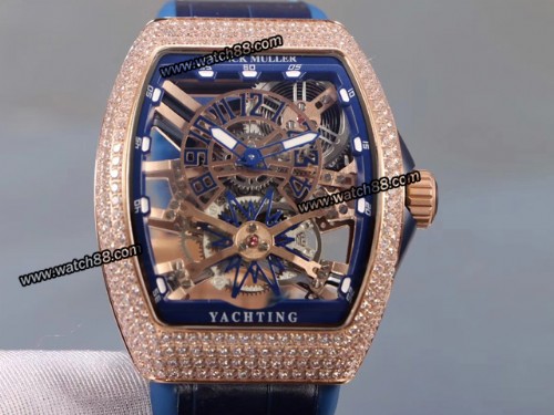 Franck Muller Vanguard Yachting Gravity Skeleton Classic Mens Watch,FRA-06013