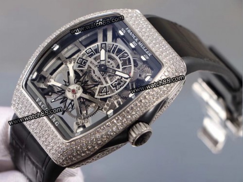 Franck Muller Vanguard Yachting Gravity Skeleton Classic Mens Watch,FRA-06014