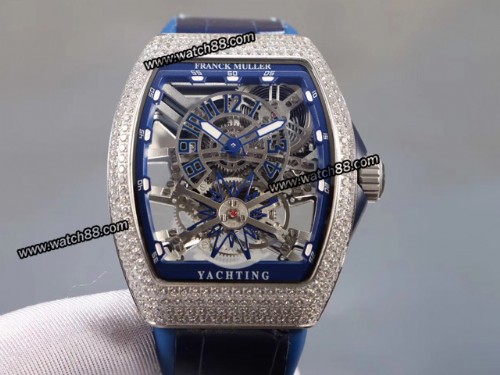 Franck Muller Vanguard Yachting Gravity Skeleton Classic Mens Watch,FRA-06015
