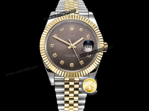 GMF Factory Rolex Datejust 41mm 18K Two Tone Wrapped Version 3235 Automatic Mens Watch ,RL-08167