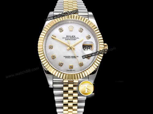 GMF Factory Rolex Datejust 41mm 18K Two Tone Wrapped Version 3235 Automatic Mens Watch ,RL-08172