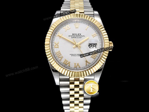 GMF Factory Rolex Datejust 41mm 18K Two Tone Wrapped Version 3235 Automatic Mens Watch ,RL-08173