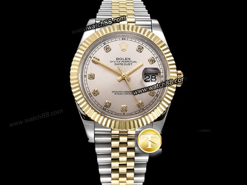 GMF Factory Rolex Datejust 41mm 18K Two Tone Wrapped Version 3235 Automatic Mens Watch ,RL-08174