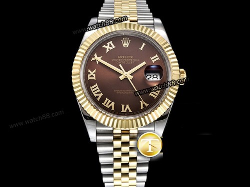 GMF Factory Rolex Datejust 41mm 18K Two Tone Wrapped Version 3235 Automatic Mens Watch ,RL-08176