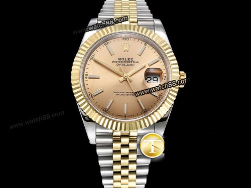 GMF Factory Rolex Datejust 41mm 18K Two Tone Wrapped Version 3235 Automatic Mens Watch ,RL-08182