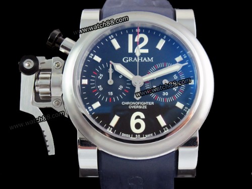 GRAHAM CHRONOFIGHTER OVERSIZE 7750 AUTOMATIC BLACK,GRH-17
