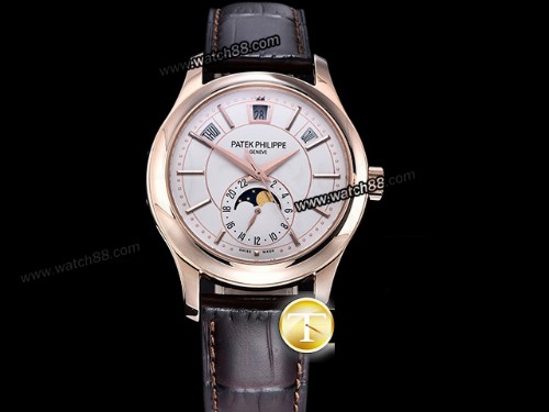 GRF Factory V2 Patek Philippe 5205R Annual Calendar Moonphase Automatic Mens Watch,PP-11009