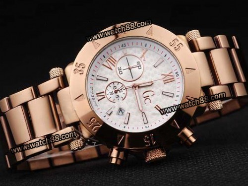 Guess for GC Gents SE-1 Ref.GC47000G1 Quartz Chronograph Rose Gold Case Men Watch ,GUE-033