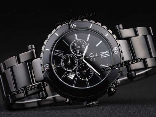 Guess for GC Medium Diver Ref.GC43001M2 Quartz Chronograph PVD Case Men Watch ,GUE-030