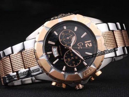 Guess Gents Sport Class Ref.GC35502G1 Two Tone Case Quartz Chronograph Watch ,GUE-025