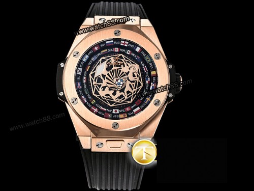 Hublot Big Bang Sang Bleu Football Mens Watch,HB-180