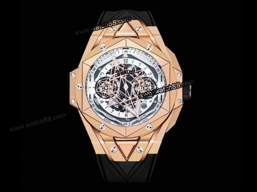 Hublot Big Bang Unico Sang Bleu II 7750 Chronograph Mens Watch,HB-242