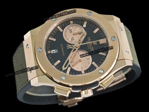 Hublot Classic Fusion Gold Chronograph Mens Watch,HB-7644