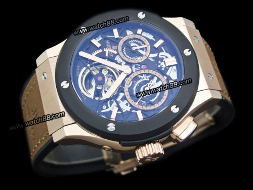 Hublot Classic Fusion Tourbillon Skeleton Limited Edition 506.NX.0170.LR Automatic Mens Watch,HB-7844