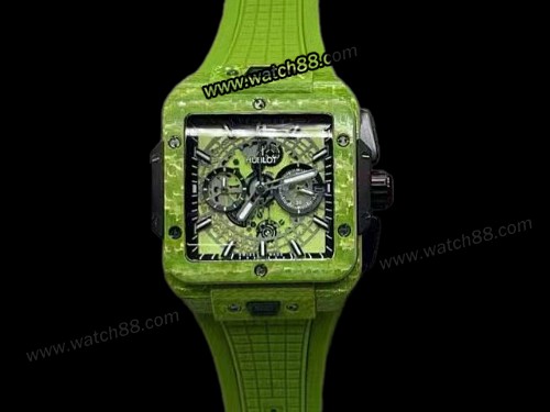 Hublot Square Bang Unico 821.OM.0180.RX Chronograph Mens Watch,HB-7983