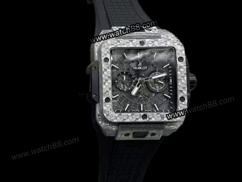 Hublot Square Bang Unico 821.OM.0180.RX Chronograph Mens Watch,HB-7986