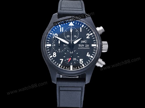 IWC Pilot Chronograph Top Gun Black Ceramic IW389401 Man Watch,IWC-07029
