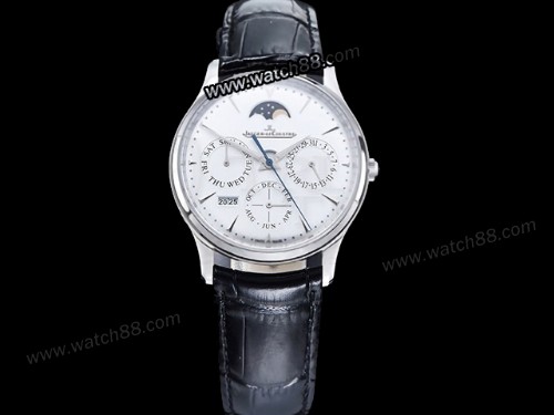 Jaeger Lecoultre Master Ultra Thin Perpetual Calendar Men Watch,JAE-01059