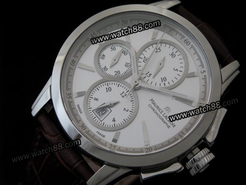 MAURICE LACROIX Pontos Chronogrape SS White - 7750,MAU-002